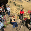 Mariana Torres en grupo a la cima del Iztaccíhuatl