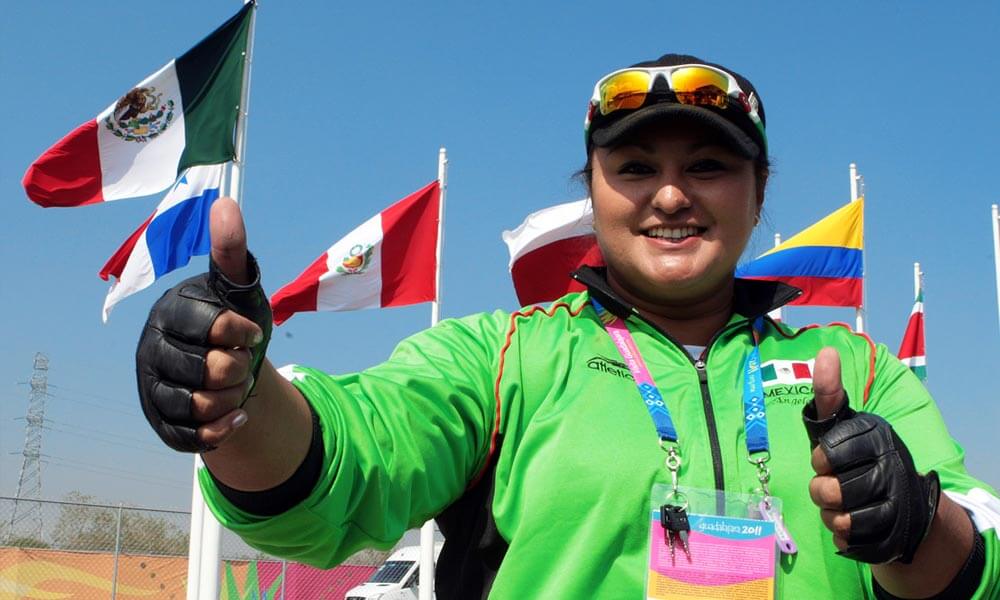 Atleta Mexicana María de los Ángeles Ortíz Hernández