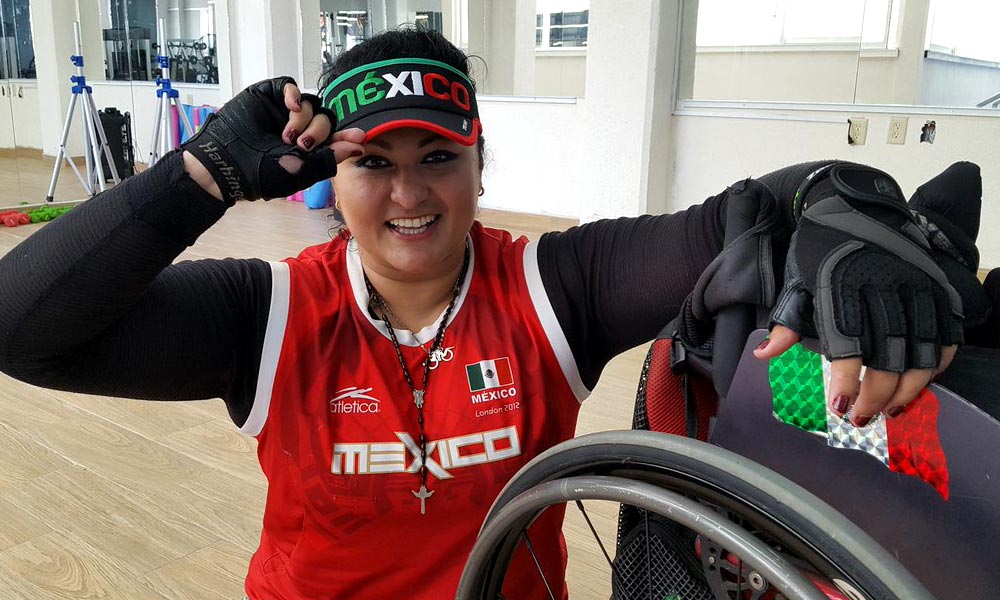 María de los Ángeles Ortiz atleta paralímpica mexicana
