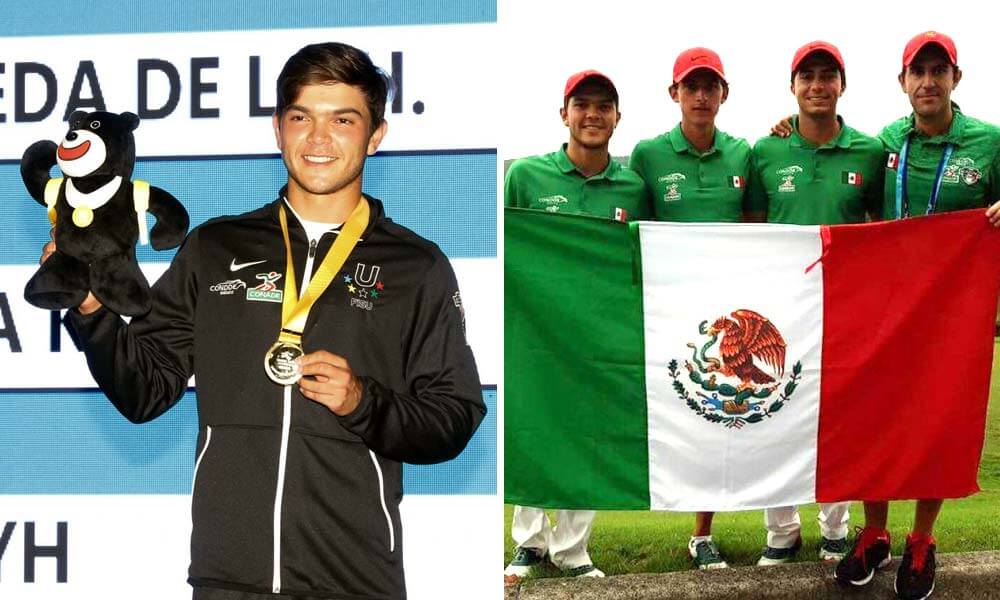 Medalla para Golf Mexicano en Taipéi 2017 Raúl Pereda, Gerardo Garza Morfín, y Álvaro Ortiz Becerra