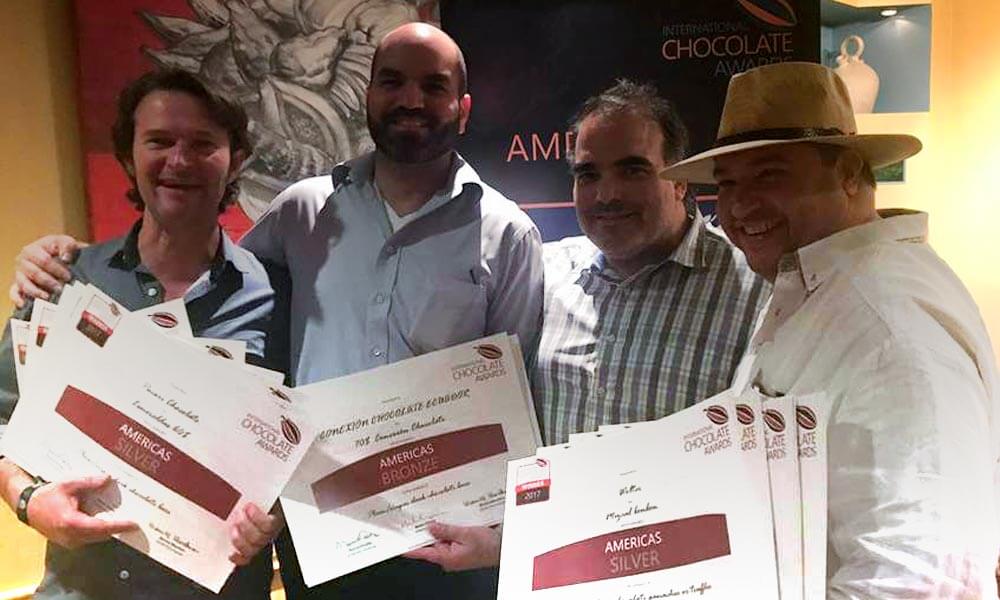Premiación de Chocolates Wolter en International Chocolate Awards