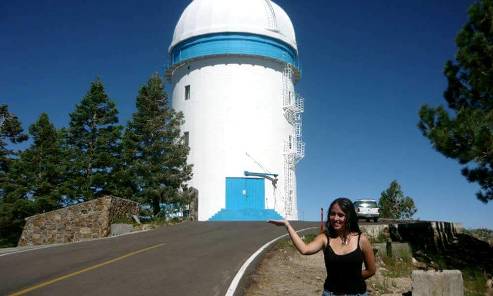 Oriana Trejo Álvarez divulgadora de astronomía