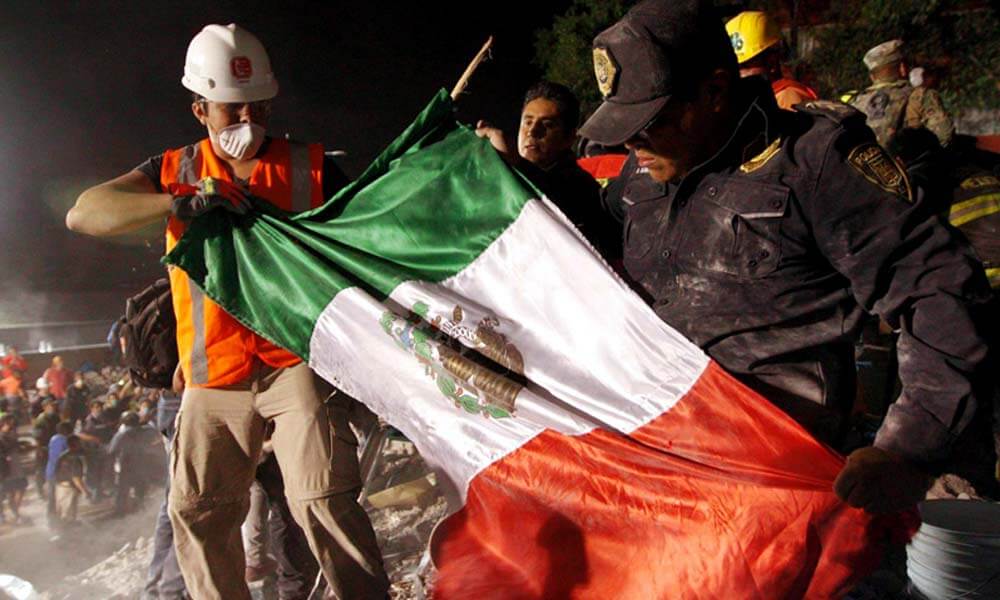 Fotografías de solidaridad en México después del sismo