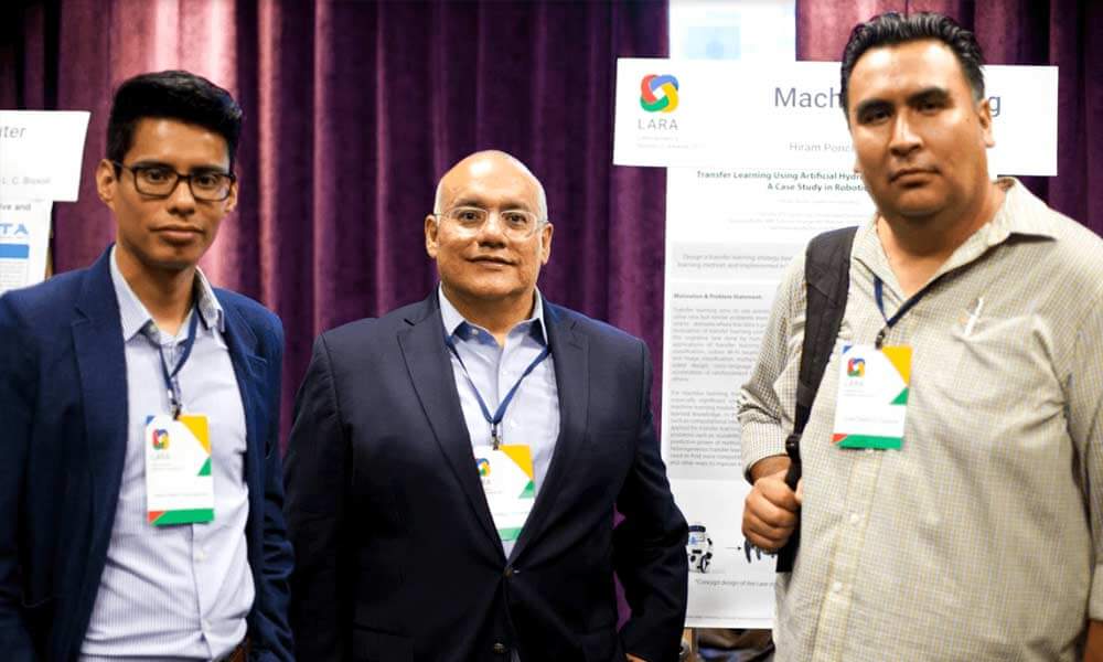 Hiram Eredín Ponce Espinosa, Emmanuel Vallejo Clemente y Luis Carlos González Gurrola fueron los mexicanos galardonados en los Latin American Research Awards 2017