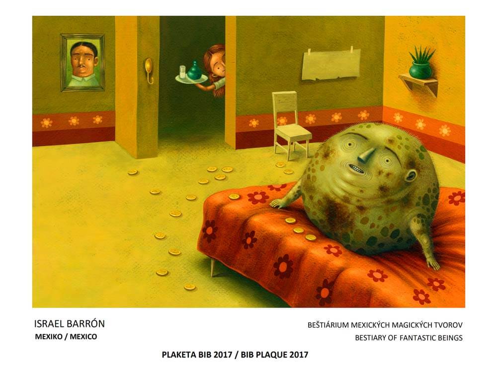 Ilustración de Israel Barrón en Bestiario de Seres Fantásticos Mexicanos, ganador en Bienal de Ilustración de Bratislava 2017