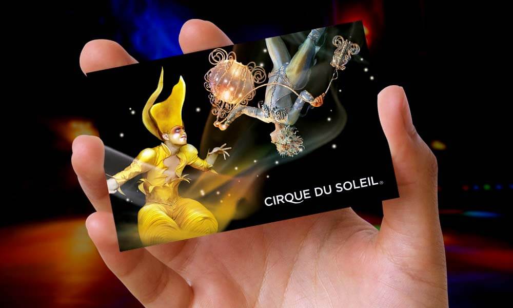 Tarjeta Cirque du Soleil