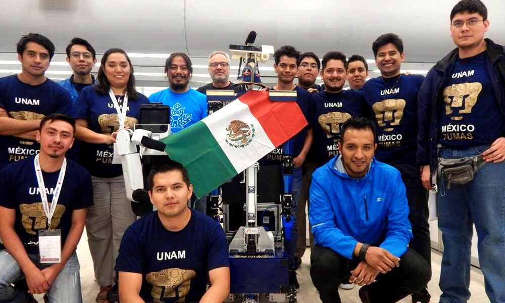 Equipo mexicano de la UNAM gana Robocup 2018