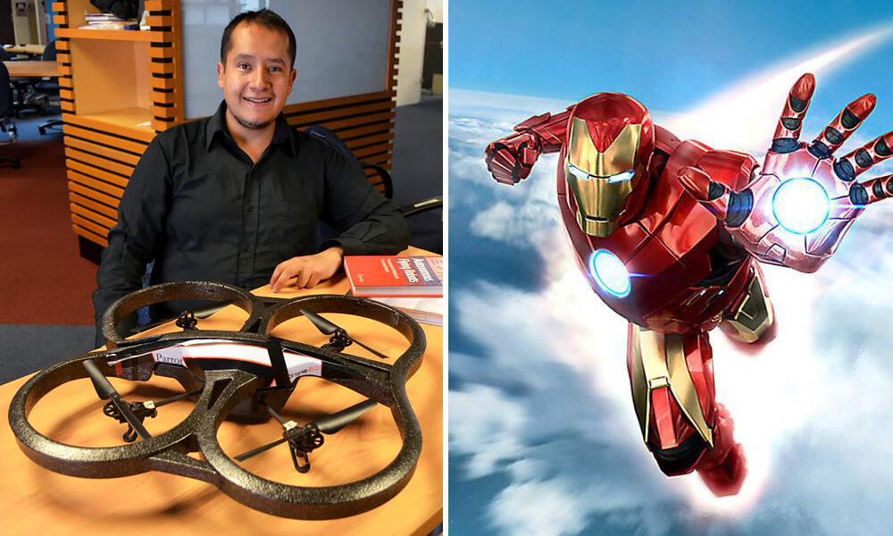 Premian a Mexicanos por Crear Brazo Robótico Volador Estilo “Ironman”