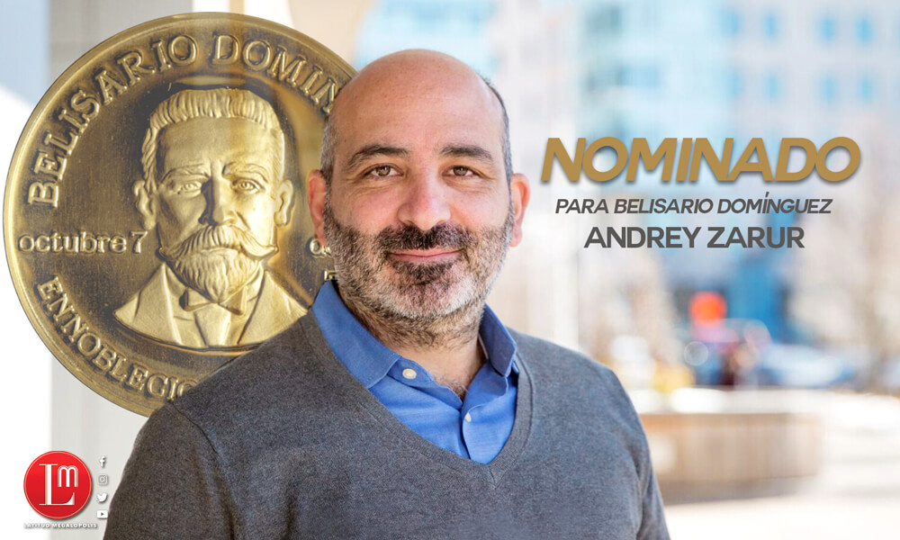 Andrey Zarur Jury nominado a la medalla de honor Belisario Domínguez