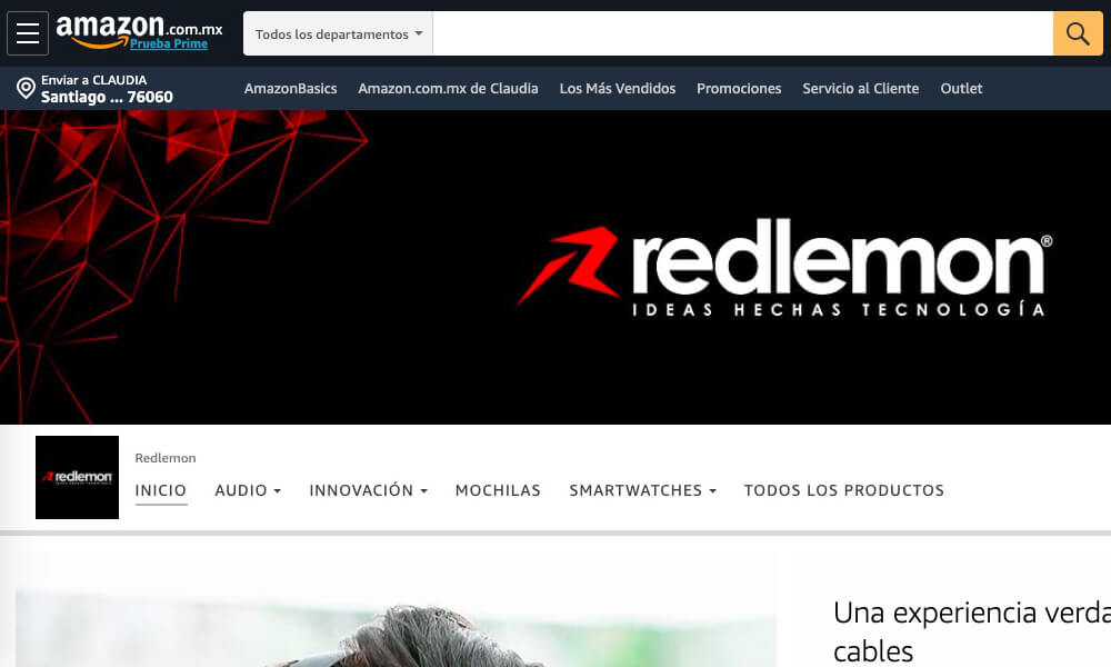 Empresa mexicana Redlemon en Amazon